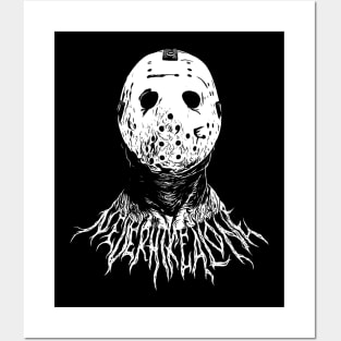 Ghost Jason Metal White only Posters and Art